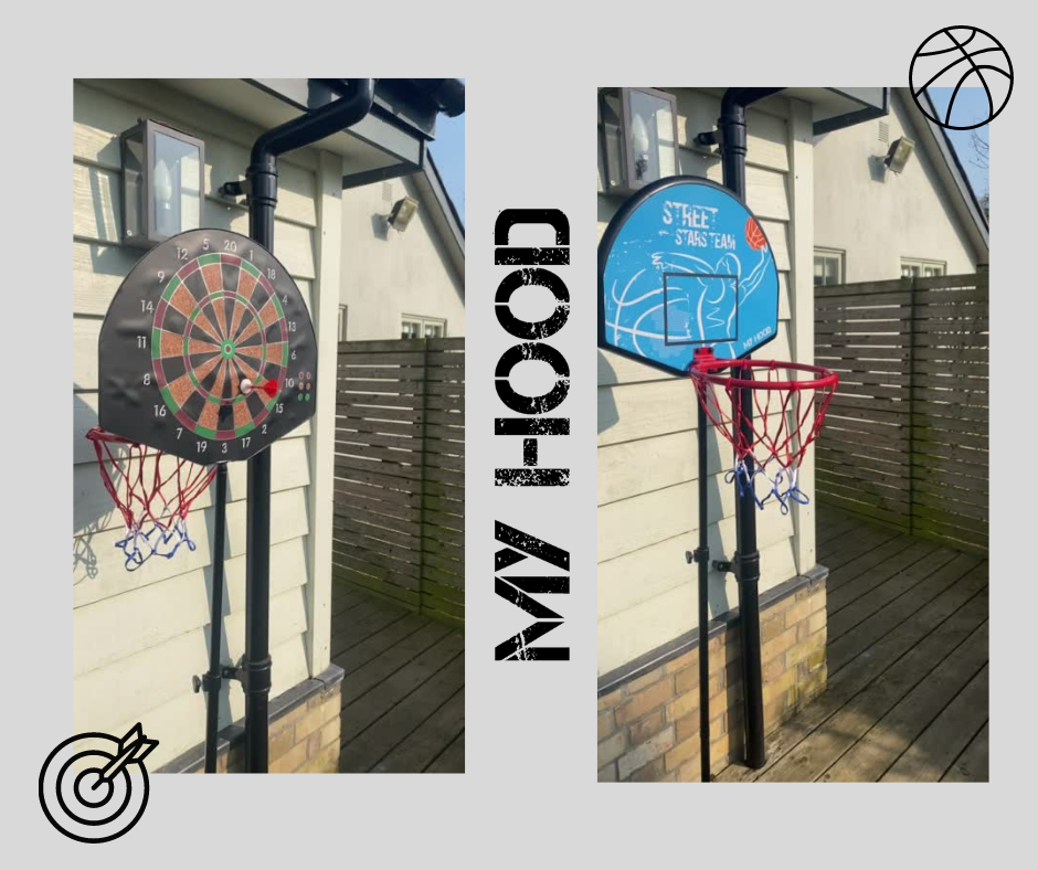 My Hood Basket Ball Hoops and Darts